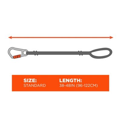 Image showing 8 th Squids Tool Lanyard with Single Carabiner, 10 lb.