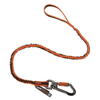 Squids Tool Lanyard with Double-Locking Swivel Carabiner and Loop, 25 lb.