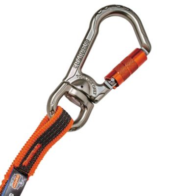 Image showing  Tool Lanyard with Double-Locking Swivel Carabiner and Loop, 25 lb.