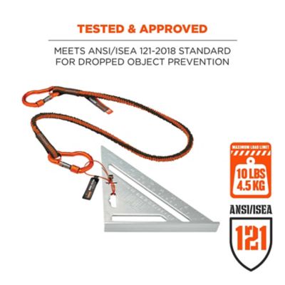 Image showing  Tool Lanyard with Dual Carabiners, 10 lb.