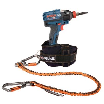 Image showing  Tool Lanyard with Dual Double-Locking Swivel Carabiners, 25 lb.