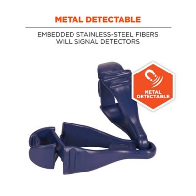 Image showing  3400 Metal Detectable Glove Clip Holder with Dual Clips