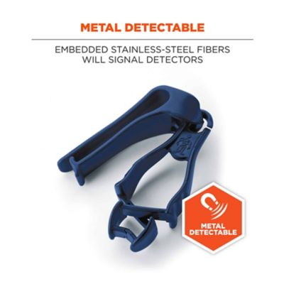 Image showing  3405 Metal Detectable Glove Clip Holder with Belt Clip