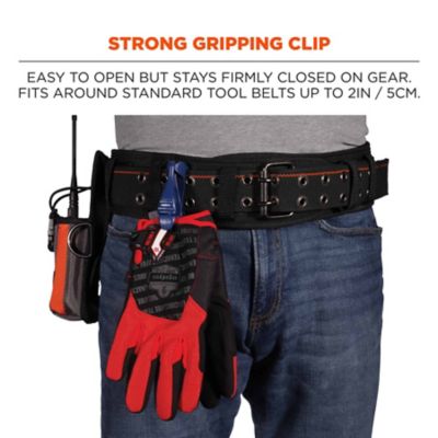 Image showing  3405 Metal Detectable Glove Clip Holder with Belt Clip