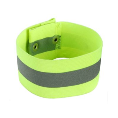 GloWear Hi-Vis Arm/Leg Band with Snap Closure, Lime, L/XL