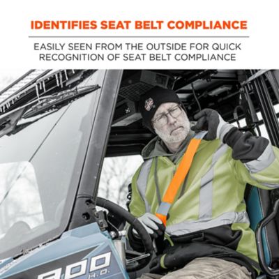 Image showing  Hi-Vis Seat Belt Cover, Orange