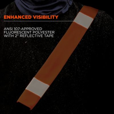 Image showing  Hi-Vis Seat Belt Cover, Lime