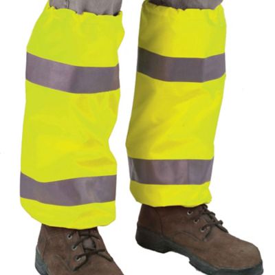 Image showing  Unisex Low-Rise Class E Hi-Vis Leg Gaiters, Orange