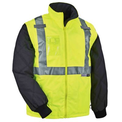 Image showing  Unisex Type R Class 2 Thermal High-Vis Jacket with Removable Sleeves