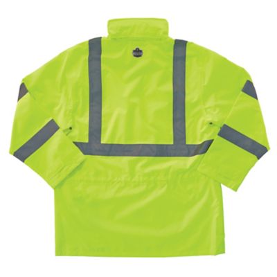 Image showing  Unisex Adult Type R Class 3 Hi-Vis Breathable Rain Jacket