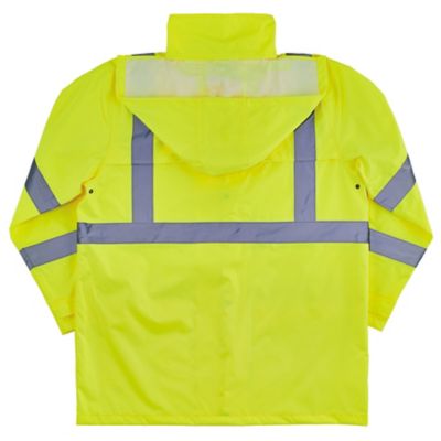 Image showing  Unisex Adult Type R Class 3 Hi-Vis Lightweight Rain Jacket