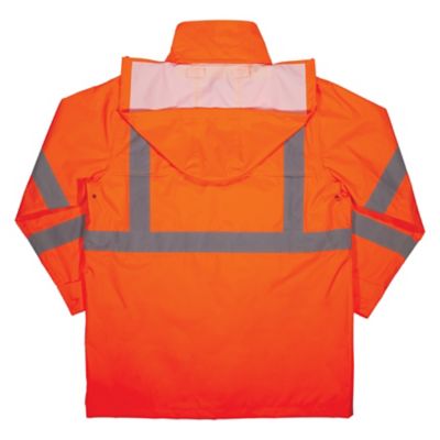 Image showing  Unisex Adult Type R Class 3 Hi-Vis Lightweight Rain Jacket