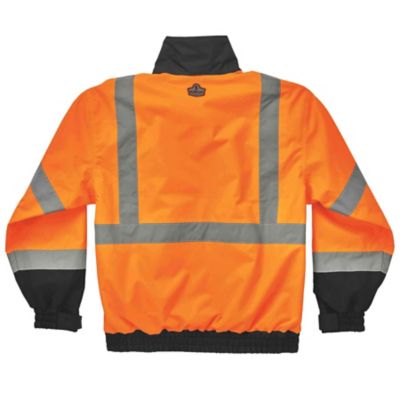 Image showing  Unisex Adult Type R Class 3 Hi-Vis Thermal Fleece-Lined Bomber Jacket