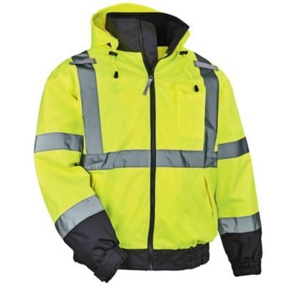 GloWear Unisex Adult Type R Class 3 Hi-Vis Thermal Fleece-Lined Bomber Jacket
