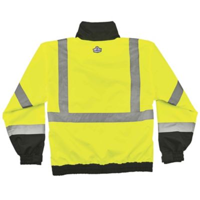 Image showing  Unisex Adult Type R Class 3 Hi-Vis Thermal Fleece-Lined Bomber Jacket