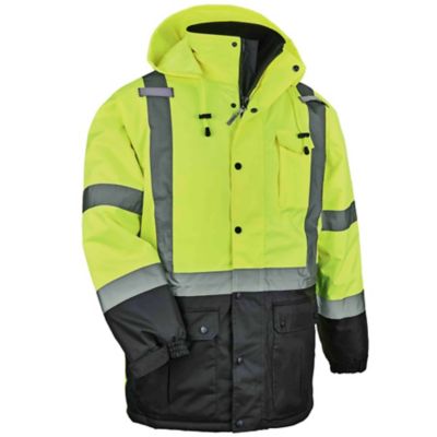 GloWear Unisex Adult Type R Class 3 Hi-Vis Thermal Quilted Parka