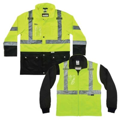 Image showing  Unisex Type R Class 3/2 Thermal High-Vis 4-in-1 Jacket Kit