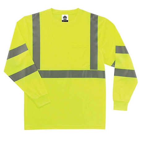 GloWear Unisex Long-Sleeve Type R Class 3 Work T-Shirt