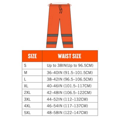 Image showing 6 th GloWear Unisex Natural-Rise Class E Hi-Vis Rain Pants, Breathable