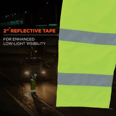 Image showing 2 th GloWear Unisex Natural-Rise Class E Hi-Vis Rain Pants, Breathable