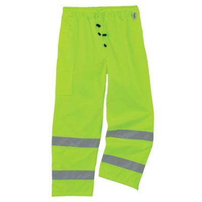 Ranpro P35 060 Canadian Waterproof Rain Bib Pants - Green - 2XL