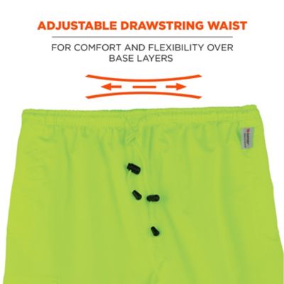 Image showing  Unisex Natural-Rise Class E Hi-Vis Rain Pants, Breathable