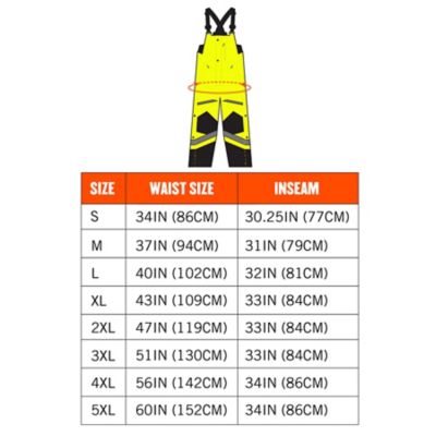 Image showing 7 th GloWear Unisex Adult Class E Hi-Vis Insulated Bib