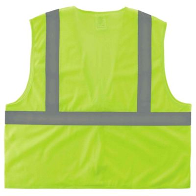Image showing  Unisex Type R Class 2 Super Economy Mesh Safety Vest with Zipper
