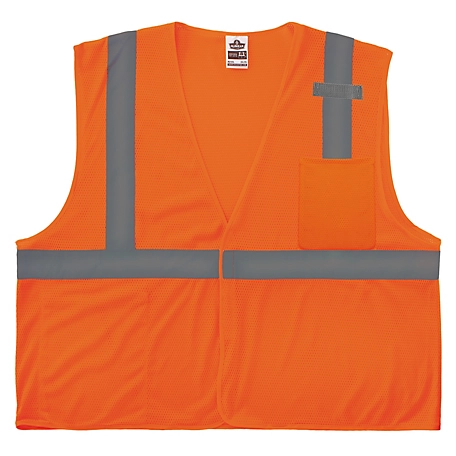 GloWear Unisex Type R Class 2 Mesh Hi-Vis Economy Safety Vest, 24535