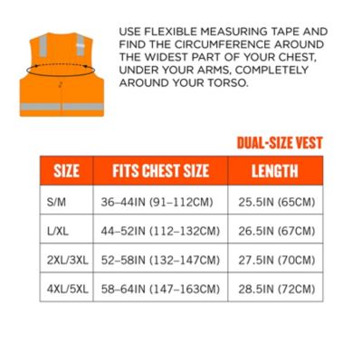 Image showing 7 th GloWear Unisex Type R Class 2 Breakaway Mesh Hi-Vis Economy Safety Vest, 21063