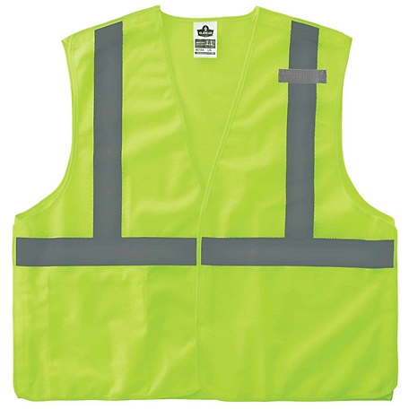 GloWear Unisex Type R Class 2 Breakaway Mesh Hi-Vis Economy Safety Vest, 21063