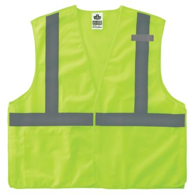 Ergodyne Unisex GloWear 8215BA-S Type R Class 2 Breakaway Mesh Hi-Vis Economy Safety Vest, Single Sizing