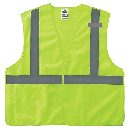 Ergodyne Unisex GloWear 8215BA-S Type R Class 2 Breakaway Mesh Hi-Vis Economy Safety Vest, Single Sizing
