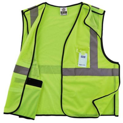 Image showing  Unisex Type R Class 2 Breakaway Mesh Safety Vest with ID Badge Holder