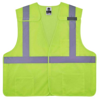 GloWear Unisex 2-Tone Type R Class 2 Mesh Hi-Vis Safety Vest with ...