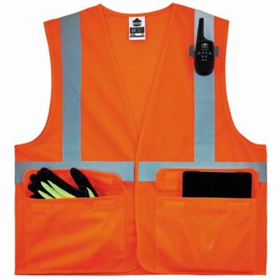 Image showing  Unisex Type R Class 2 Standard Mesh Safety Vest with Hook and Loop