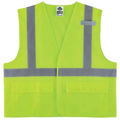 GloWear Unisex Type R Class 2 Standard Mesh Safety Vest with Hook and Loop