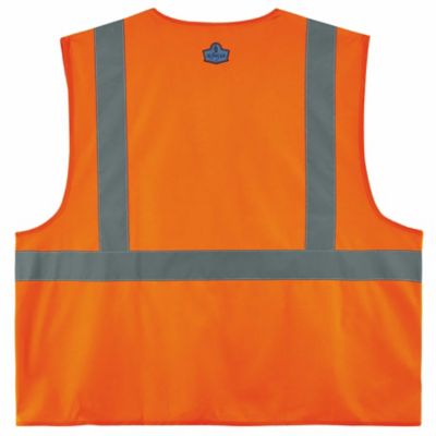Image showing  Unisex Type R Class 2 Standard Solid Safety Vest with Hook and Loop