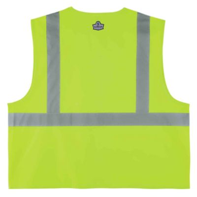 Image showing  Unisex GloWear 8225Z Type R Class 2 Solid Hi-Vis Standard Safety Vest with Zipper