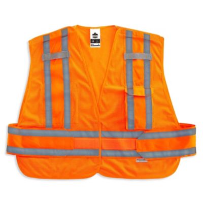 Image showing  Unisex GloWear 8244PSV Type P Class 2 Expandable Hi-Vis Public Safety Vest