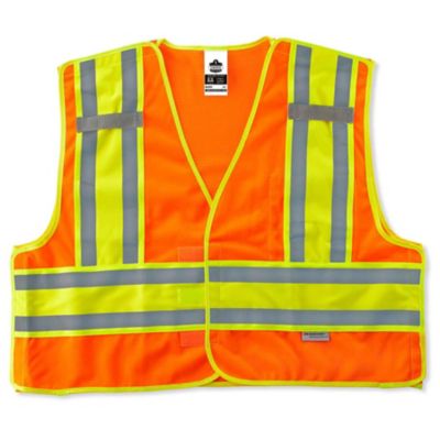 Ergodyne Unisex GloWear 8245PSV Type P Class 2 Hi-Vis Public Safety Vest