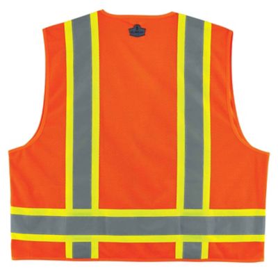 Image showing  Unisex GloWear 8248Z Type R Class 2 2-Tone Surveyors Vest with Zipper