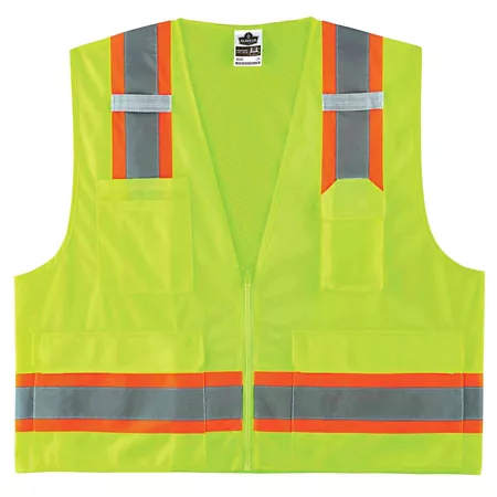 GloWear Unisex Two-Tone Surveyor Vest Type R Class 2 Safety Vests