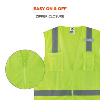 Image showing 6 th GloWear Unisex Type R Class 2 Hi-Vis Economy Surveyor Vest, 24019