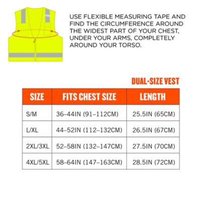 Image showing 8 th GloWear Unisex Type R Class 2 Hi-Vis Economy Surveyor Vest, 24019