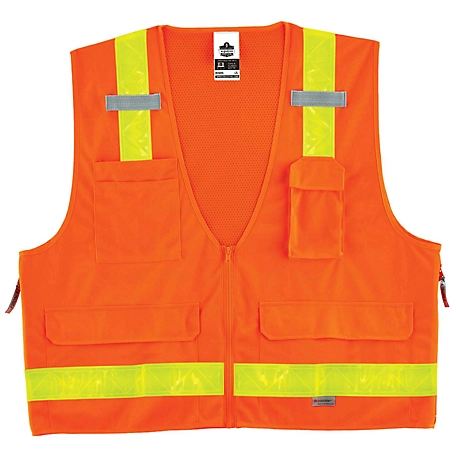 GloWear Unisex Type R Class 2 Hi-Gloss Surveyors Vest
