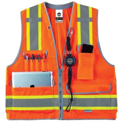 Image showing 4 th GloWear Unisex Type R Class 2 Heavy-Duty Surveyor Vest