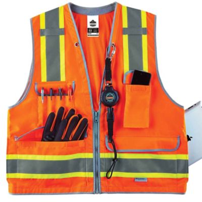 Image showing 5 th GloWear Unisex Type R Class 2 Heavy-Duty Surveyor Vest