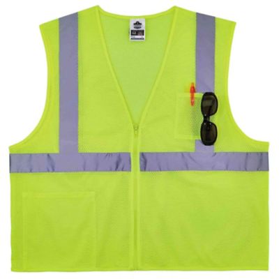 Image showing  Unisex Type R Class 2 Self-Extinguishing Hi-Vis Safety Vest