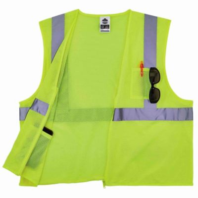 Image showing  Unisex Type R Class 2 Self-Extinguishing Hi-Vis Safety Vest